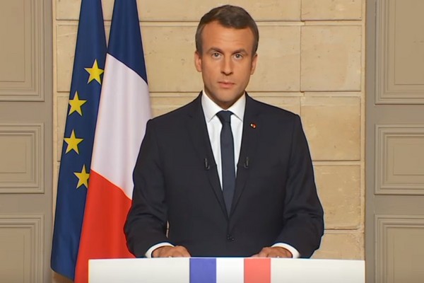 ▲法國總統馬克宏譴責川普退巴黎協定。（圖／翻攝自推特EmmanuelMacron）