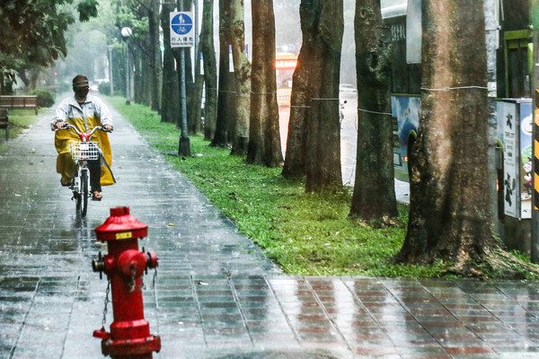 下雨,大雨,雨季,雨天,氣候,雨衣▲（圖／周宸亘記者攝）