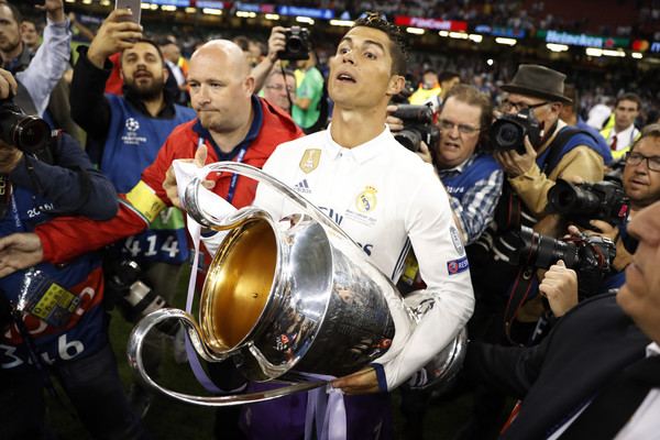 ▲皇家馬德里歐冠二連霸，C.羅納度（Cristiano Ronaldo）。（圖／路透社）