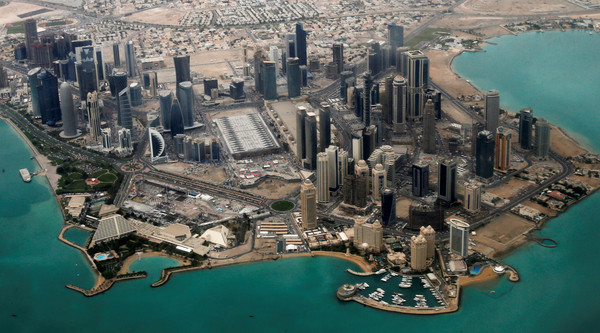▲卡達首都杜哈(Doha)位於波斯灣畔，是該國第一大城市以及全國經濟、交通和文化中心。（圖／路透社）