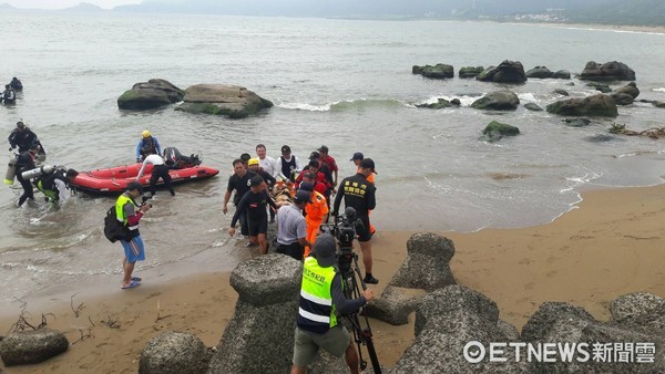 金山區國中生戲水溺斃，遺體尋獲。（圖／記者王致凱翻攝）