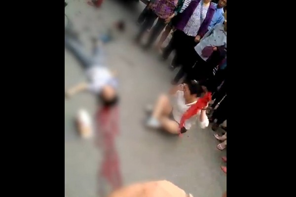 ▲湖北武漢7歲男童被大貨車輾斃。（圖／翻攝自微博）