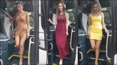 司機大賺！載到19名禮服正妹　車門一開見證「最美好風景」