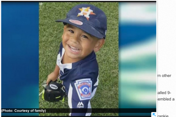 ▲美國德州4歲的男童法蘭奇（Frankie Delgado）游泳一週後死於「乾溺水」。（圖／取自khou.com）
