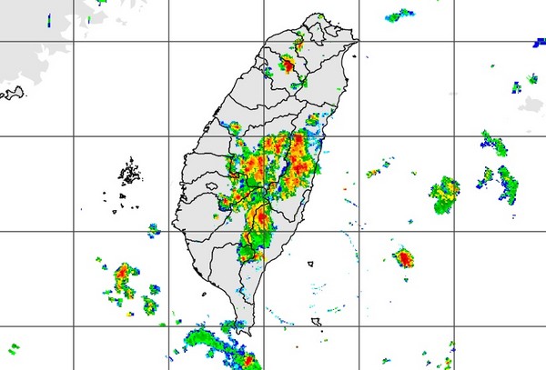 ▲大雨特報。（圖／中央氣象局）