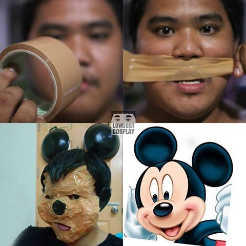 Low cost cosplay