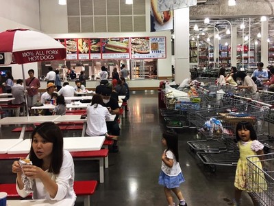 日本VS.台灣「好市多用餐區」　一張照片看出水準極端差距