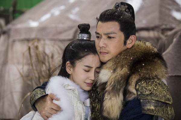 ▲鍾漢良、Angelababy《孤芳不自賞》虐戀。（圖／緯來戲劇提供）