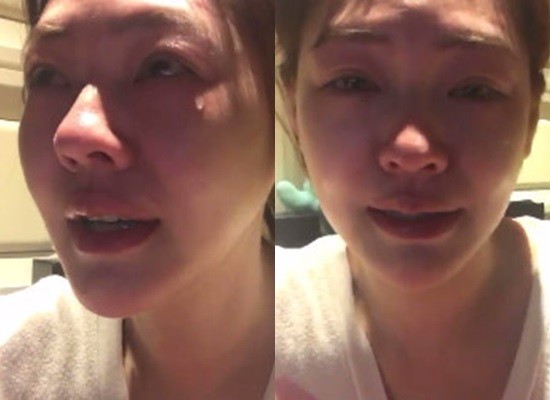▲小S在臉書PO出爆哭的影片。（圖／取自小S臉書）