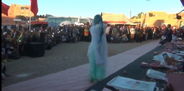 ▲林志玲到摩洛哥參加選美。（圖／翻攝自YouTube）