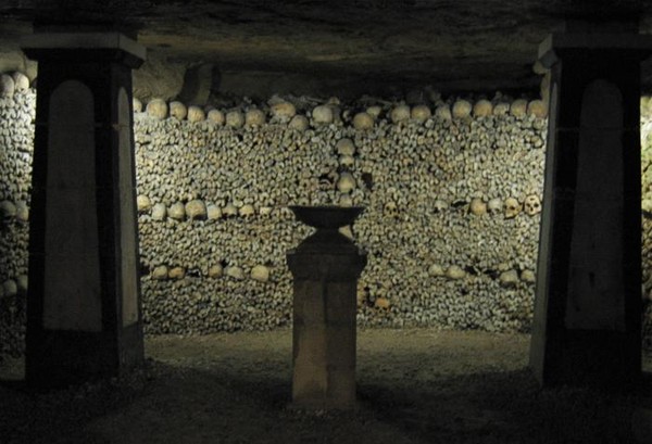 ▲▼法國巴黎地下墓穴。（圖／翻攝維基百科）