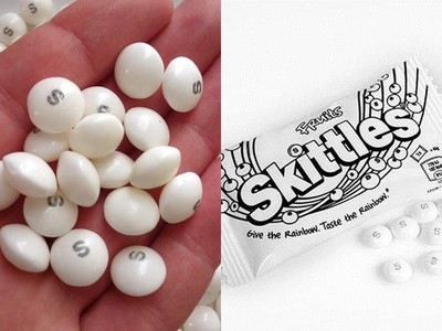 Skittles彩虹糖推出「純白款」！限量版背後有溫暖理由