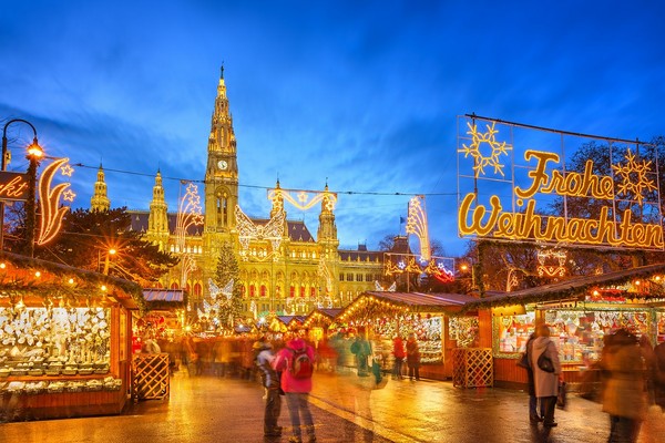 奧地利維也納聖誕市集。（圖／shutterstock.com）