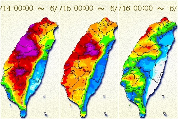 ▲▼雨好像不大？雷雨胞今夜游擊　17日「最強灌雨」逼臨界點。（圖／中央氣象局）