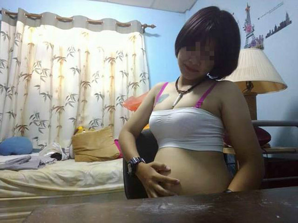 ▲15歲少女臉書PO懷孕照　網友瘋狂罵她「快去墮胎啦！」。（圖／翻攝臉書）