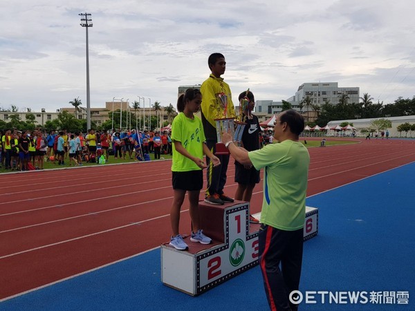 台東縣全縣運動會18日下午圓滿落幕，二天來田徑方面共計有4項6人次破大會紀錄。（圖／台東縣政府提供）