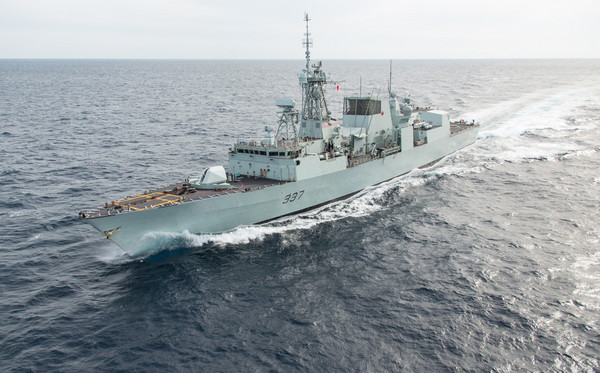 加拿大「溫尼伯號」護衛艦。（圖／加拿大海軍官網）