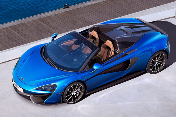 ▲敞篷超跑性能不減！McLaren 570S Spider古德伍首演。（圖／McLaren提供）