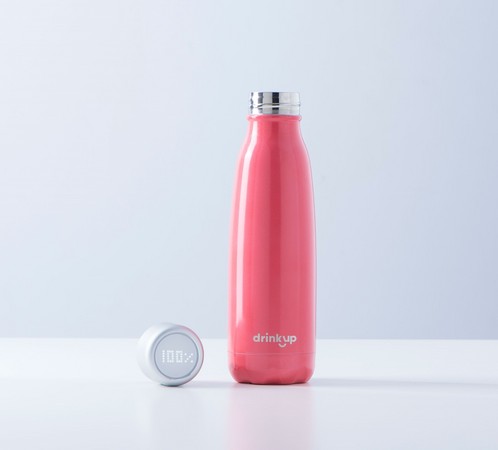 觸控式DrinKup｢智慧保溫瓶｣ 每天提醒你該喝水了(drinkup提供）