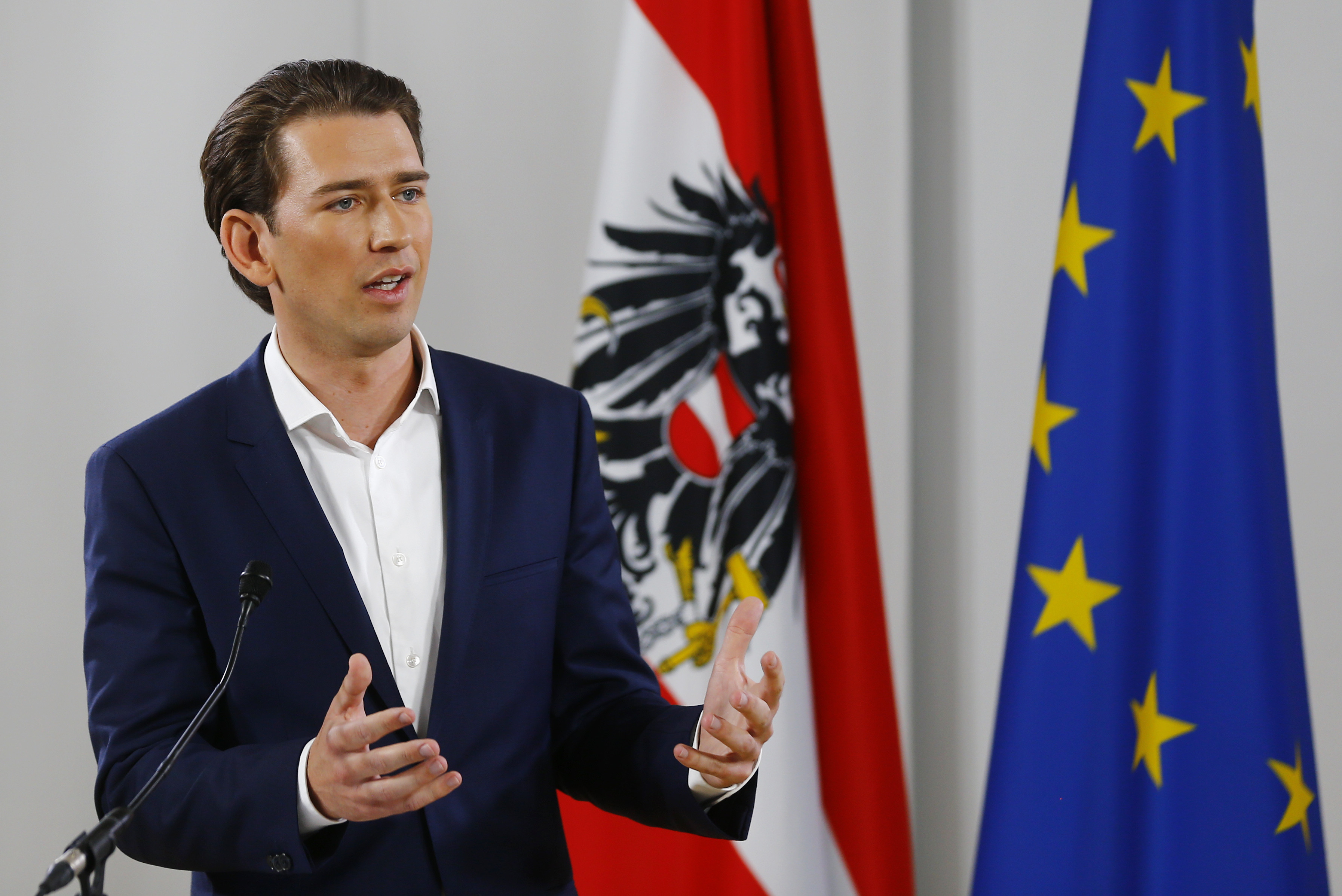 ▲奧地利外交部長庫爾茨（Sebastian Kurz）可望贏得總理大位。（圖／路透社）