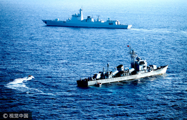 ▲▼052D型飛彈驅逐艦、中國海軍、解放軍。（圖／CFP）