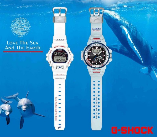 G-SHOCK x I.C.E.R.C　鲸豚限量錶款開賣（圖／G-SHOCK提供）