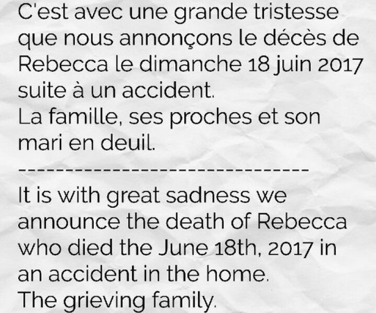 ▲法國知名部落客寶格因奶油噴槍爆炸，離奇死亡。（圖／翻攝自rebeccablikes Instagram）