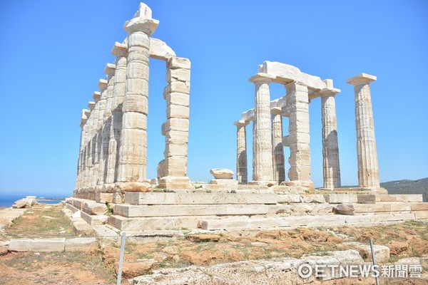 ▲希臘雅典舒尼恩岬的波塞頓海神廟（Temple of Poseidon）。（圖／記者李姿儀攝）