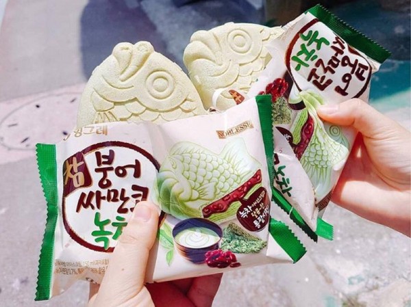 抹茶控尖叫～南韓「抹茶紅豆鯛魚燒冰淇淋」爆漿超邪惡