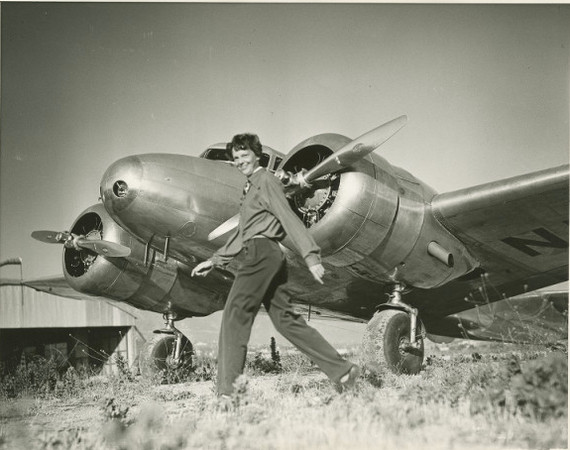 ▲▼愛蜜莉亞·艾爾哈特（Amelia Earhart）、女飛行家。（圖／facebook／TIGHAR）