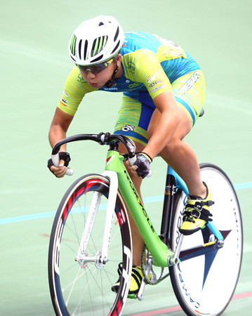 ▲申騰美利達隊張瑤在菁英女子組五百公尺計時賽封后。(圖／中華民國自由車協會提供)。             