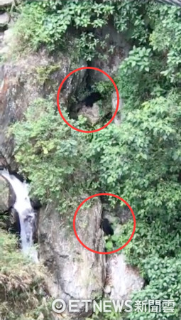 ▲玉山瓦拉米步道溪谷　今年3度發現野生台灣黑熊出沒！（圖／由玉管處提供。）