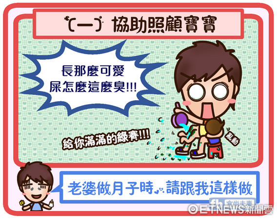 ▲▼食尚夫妻介紹坐月子的注意事項。（圖／食尚夫妻提供）