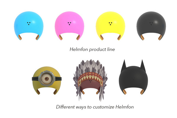 ▲hochu rayu設計出Helmfon抗噪頭盔。（圖／翻攝designboom）