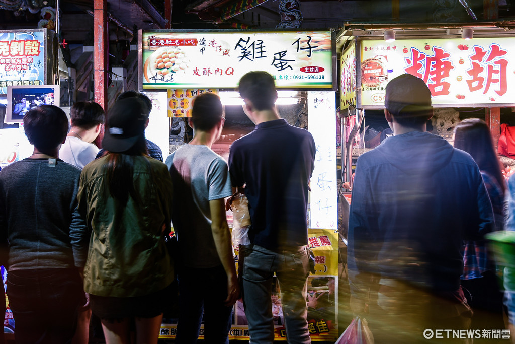 夜市,士林夜市,逛街,人潮（圖／記者張一中攝）