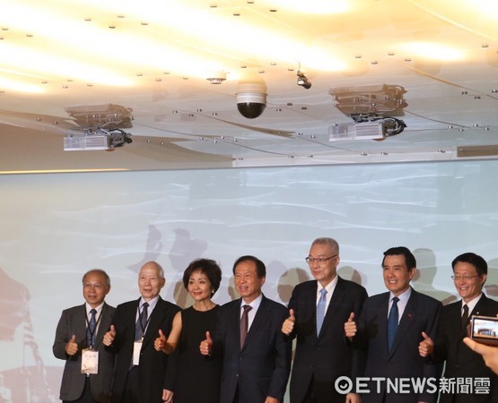 ▲馬英九、吳敦出席七七事變80年紀念。（圖／記者張暐珩攝）