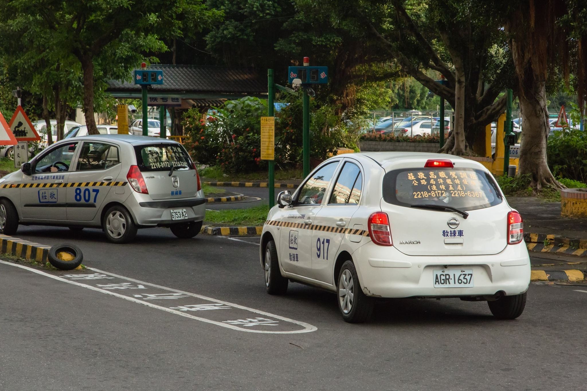 ▲駕訓班,路考,學開車考駕照。（圖／記者林世文攝）