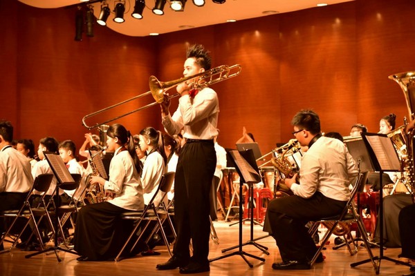 ▲台北市介壽國中在台南管樂藝術節演出 。（圖／主辦單位提供）