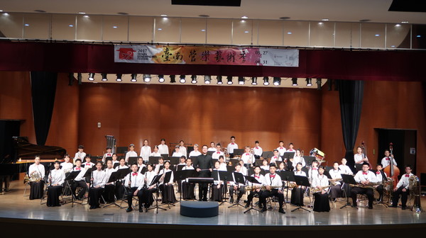 ▲台北市介壽國中在台南管樂藝術節演出 。（圖／主辦單位提供）