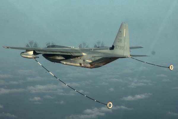 ▲▼美軍KC-130空中加油機。（圖／路透社）