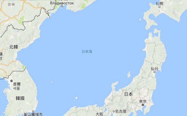 ▲日本海。（圖／翻攝自google map）