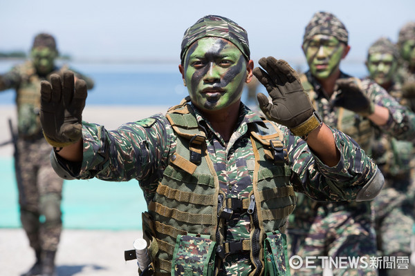 ▲▼海軍左營營區開放全兵力預演,海軍陸戰隊武術操演。（圖／記者季相儒攝）