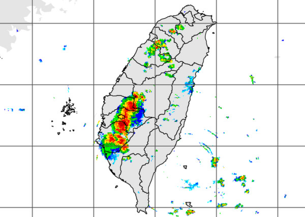 ▲大雨特報。（圖／中央氣象局）