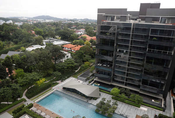 ▲▼新加坡豪華公寓，叫價台幣23億。（圖／路透社）