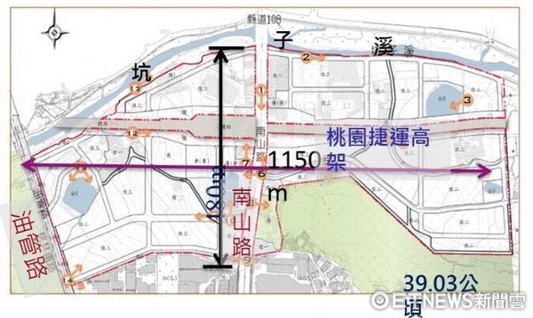 ▲機捷A10山鼻站區段徵收工程完成決標，桃園市政府新工處將展開各項建設。（圖／新工處提供）