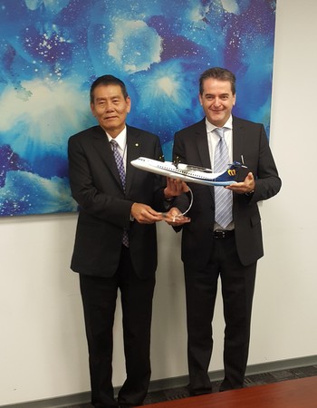 ▲華信航空將引進9架全新ATR72-600型客機　加入國內航線營運。（圖／華信航空提供）