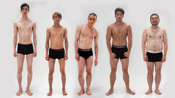▲5種男人身形調查（圖／翻攝自www.glam.jp）