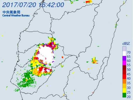 ▲大雨特報。（圖／中央氣象局）