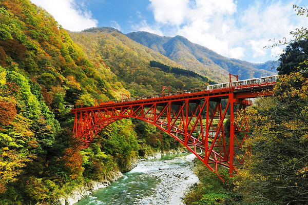 日本秋楓昇龍道深V大峽谷賞紅葉。（圖／翔笙旅遊）