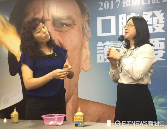 ▲口腔黏膜炎。(圖/記者嚴云岑攝)